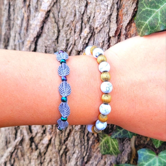 Friendship leaf Bracelet, Waterproof Macrame Bracelet, Adjustable Friendship. - Picture 5 of 10